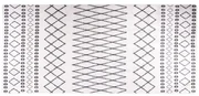 vidaXL Vloerkleed wasbaar anti-slip 80x300 cm zwart en wit