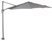 Garden Impressions Zweefparasol Hawaii S Ø300 - donker grijs - licht grijs