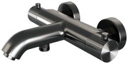 Brauer Stripe thermostatische badkraan gunmetal geborsteld PVD