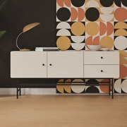 Tenzo Cocktail Modern Dressoir Cream - 158x40x68cm.