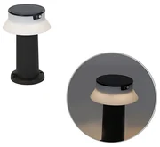 Staande buitenlamp zwart incl. LED met dimmer IP55 solar - Felice Modern Buitenverlichting