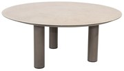 Donato low dining tuintafel met 3 poten 160xH69 cm printed ceramic terre Taste 4SO