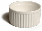 Souffléschaaltje/ ramekin, porselein, Ø 9 cm