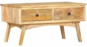 vidaXL Salontafel 82x52x42 cm massief mangohout