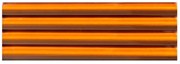 Terre d'Azur Colina met ribbel 10x30cm oranje glans