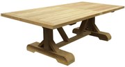 Antigua dining tuintafel 250x120xH77 cm teak geschoord