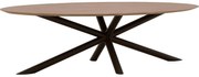 Goossens Excellent Eettafel Gs-1302, Ovaal 260 x 130 cm