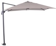 Garden Impressions Hawaii zweefparasol S 250x250 - donker grijs - zand