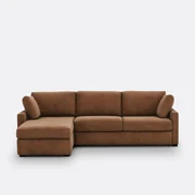 Hoekslaapbank getextureerde stof, Bultex, Timor
