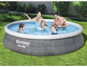 Bestway Zwembadset Fast Set met pomp opblaasbaar 396x84 cm