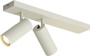 Moderne plafondspot beige 2-lichts verstelbaar - Renna