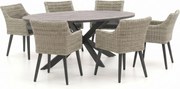 Diningset Manifesto  | 6 personen | Tuinset polywood | 7-delig | Kees Smit Tuinmeubelen