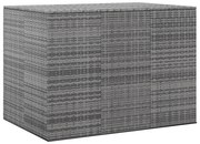 vidaXL Tuinbox 145x100x103 cm polyetheen rattan grijs