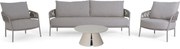 Stoel en Bank Loungeset 5 personen Rope Taupe  4 Seasons Outdoor Calma/Cayora