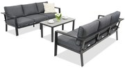 Aluminium tuinmeubelen Sydney Coffee Comfort 6 Garden Point antraciet