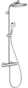 Hansgrohe Crometta s 240 1jet showerpipe met thermostaat ecosmart chroom 27268000