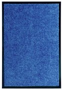 vidaXL Deurmat wasbaar 40x60 cm blauw