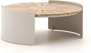 + 10% kassakorting | Loungetafel Bellagio | Rond | Tuintafel Teakhout | Ø90cm | Kees Smit Tuinmeubelen