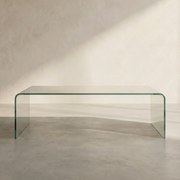 Kare Design Clear Club Salontafel Gebogen Glas 120 Cm - 120 X 60cm.