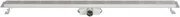 Saqu Refined Douchegoot met flens, sifon en filter 100x7 cm RVS