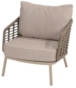 Taste by 4 Seasons Puglia loungestoel latte Loungestoel taupe weerbestendig