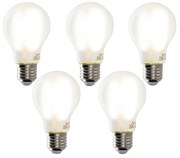 Set van 5 Smart E27 LED lamp A60 mat 7W 806 lm 1800-4000K
