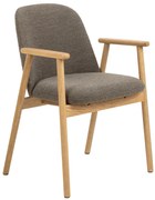 RODERIC Taupebruin (Monza 40)/gelakt - HOUTEN STOEL VOOR WOONKAMER, EETKAMER, KEUKEN RETRO