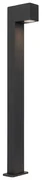 Industriële staande buitenlamp antraciet 80 cm IP44 - Baleno Industriele / Industrie / Industrial, Modern GU10 IP44 Buitenverlichting