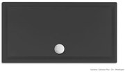 Xenz Mariana douchebak - 120x80x7 - Acryl - ebony 6839-29
