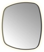 Hotbath &More Contour spiegel deens ovaal 120x120cm geborsteld zwart PVD