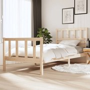 vidaXL Bedframe massief hout 100x200 cm