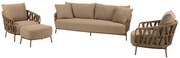 4 Seasons Outdoor Biarritz loungeset amber Loungeset beige weerbestendig