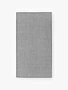 In- & outdoor dubbelzijdig vloerkleed Cort met zigzag patroon