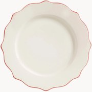 Handbeschilderd dinerbord Scalloped