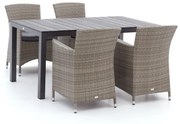 Forza Barga/Fidenza 160cm dining tuinset 5-delig