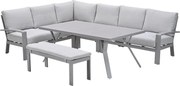 Garden Impressions Camilo lounge dining set 6-delig – taupe - Valley sand