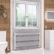 Eastbrook Wendover handdoekradiator 120x60cm 476W wit glans