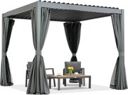 Lagos Premium 3x3 Garden Point vrijstaande terraspergola antraciet