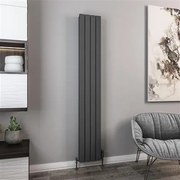 Eastbrook Hadleigh radiator 30x180cm aluminium 1003W antraciet