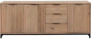 Goossens Dressoir Max, 3 deuren 3 laden