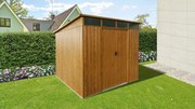 Vitavia Tuinberging Lübeck 89 - red wooden - Metalen tuinberging - L224 x B267 x H203cm