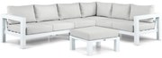 Hoek loungeset 6 personen Aluminium Wit  Lifestyle Garden Furniture Luca