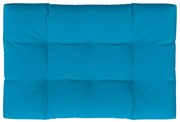 vidaXL Bankkussen pallet 120x80x10 cm blauw