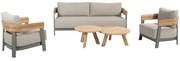 Varenna stoel bank loungeset 5 delig olive 4 Seasons Outdoor