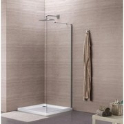 Royal plaza Hendra zijwand tbv deur 90x195cm chroom-helder clean 55920