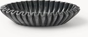 Handgemaakte ovale decoratieve schaal Santorini van marmer, B 35 cm