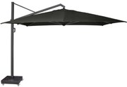 Icon premium zweefparasol 350x350 cm faded black