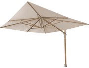 Hacienda zweefparasol 300x400 cm houtlook zand 4 Seasons Outdoor