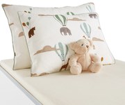 Kussensloop voor babybed 20% gerecycled katoen, Aubin