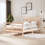 vidaXL Bedframe massief hout 120x190 cm 4FT Small Double